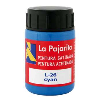 TEMPERA LA PAJARITA 35ML CYAN