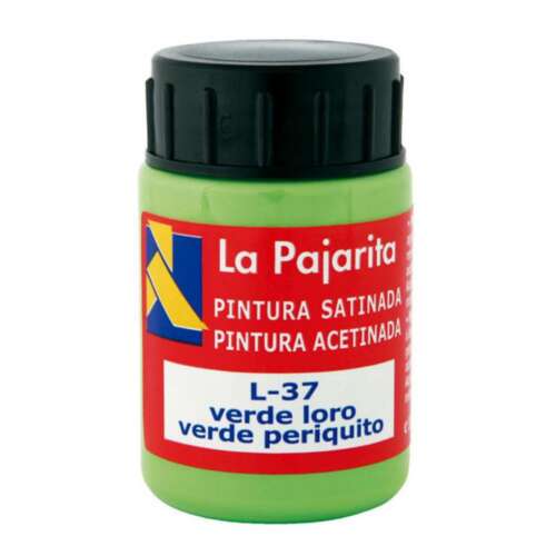 TEMPERA LA PAJARITA 35ML VERDE LORO
