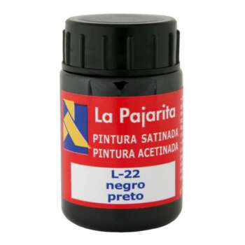 TEMPERA LA PAJARITA 35ML NEGRO