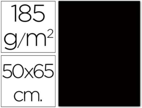 CARTULINA GUARRO 50X65 185G NEGRA