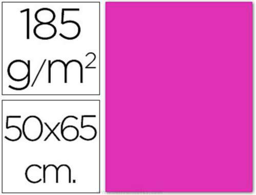CARTULINA GUARRO 50X65 185G FUCSIA