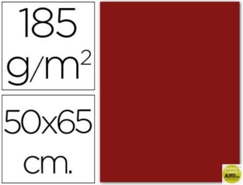 CARTULINA GUARRO 50X65 185G GRANATE