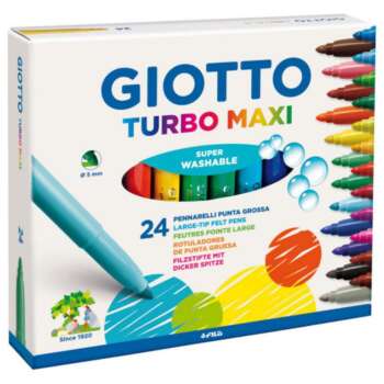 ROTULADOR GIOTTO TURBO MAXI 24COLORES