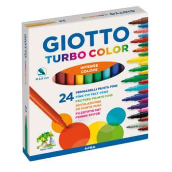ROTULADOR GIOTTO TURBO 24COLORES