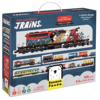 PUZZLE BANANA MIX AND MATCH TRAINS