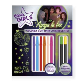 LIBRO IMAGILAND SUPER GIRLS TIN LUMIN