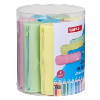 PORTATODO SAFTA SILICONA REDONDO/8UD