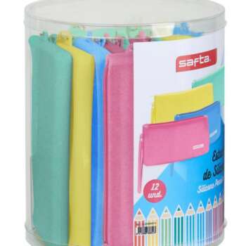 PORTATODO SAFTA PLANO GLIT.SILIC./12U