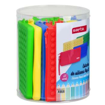 PORTATODO SAFTA SILICONA PL.POPIT 12U