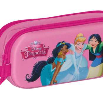 PORTATODO SAFTA DOBLE 3D PRINCESAS DI