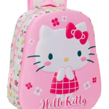 MOCHILA SAFTA 3D HELLO KITTY