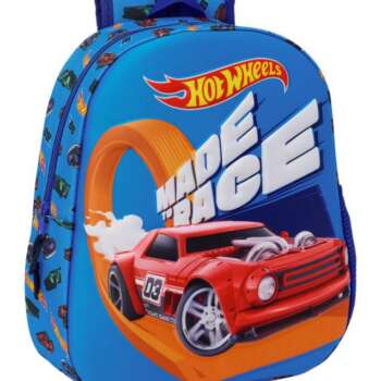 MOCHILA SAFTA 3D HOT WHEELS