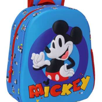 MOCHILA SAFTA 3D MICKEY MOUSE