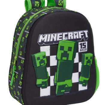 MOCHILA SAFTA 3D MINECRAFT
