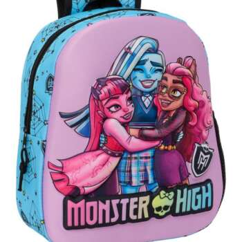 MOCHILA SAFTA 3D MONSTER HIGH