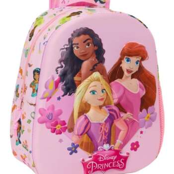 MOCHILA SAFTA 3D PRINCESAS DISNEY