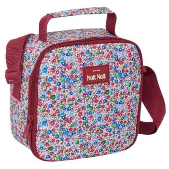 BOLSA TERMICA SAFTA NAIT FLOR BURDEOS