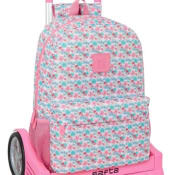 MOCHILA 758+CARRO EVO SAFTA MOOS FLOR