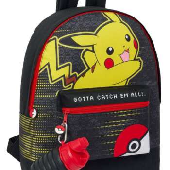 MOCHILA SAFTA BOTELLA POKEMON
