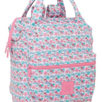 MOCHILA SAFTA CON ASAS 13 MOOS FLORES