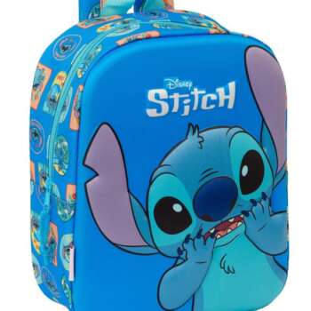 MOCHILA SAFTA GUARDERIA 3D STITCH