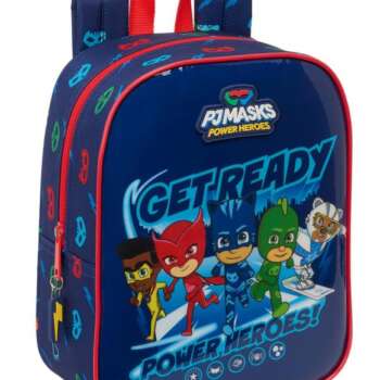 MOCHILA SAFTA GUARDERIA PJMASKS READY