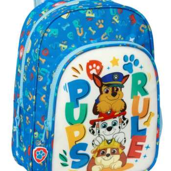 MOCHILA SAFTA INFANTIL PAW PATROL