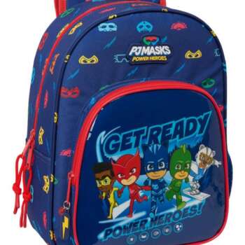 MOCHILA SAFTA INFANTIL PJMASKS READY