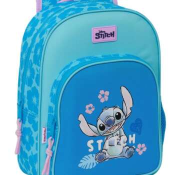 MOCHILA SAFTA INFANTIL STITCH HAWAII