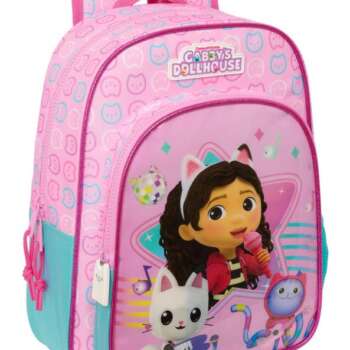 MOCHILA SAFTA JUNIOR GABBYS DOLLHOUS