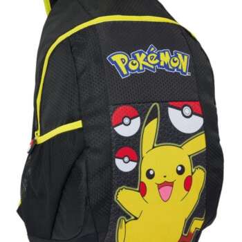 MOCHILA SAFTA POKEMON NEG/AMAR