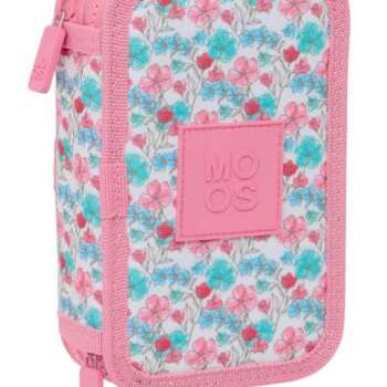 PLUMIER SAFTA DOBLE PQÑO MOOS FLORES