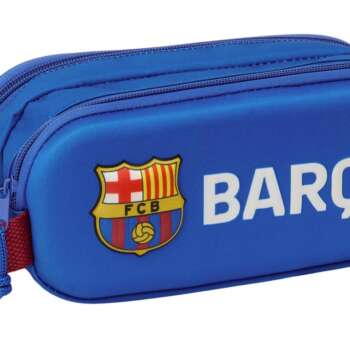 PORTATODO SAFTA DOBLE 3D FC BARCELONA