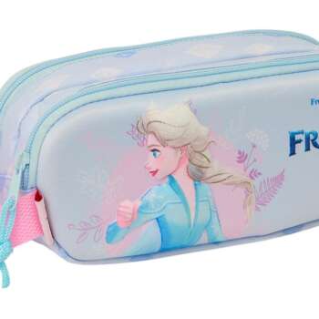 PORTATODO SAFTA DOBLE 3D FROZEN