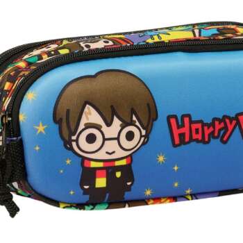 PORTATODO SAFTA DOBLE 3D HARRY POTTER