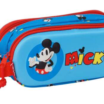 PORTATODO SAFTA DOBLE 3D MICKEY MOUSE