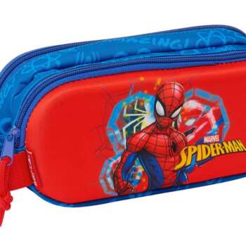 PORTATODO SAFTA DOBLE 3D SPIDER-MAN