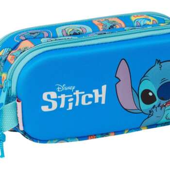 PORTATODO SAFTA DOBLE 3D STITCH