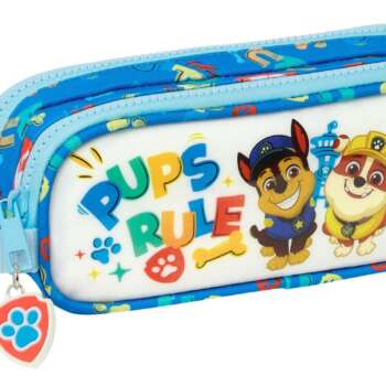PORTATODO SAFTA DOBLE PAW PATROL PUPS