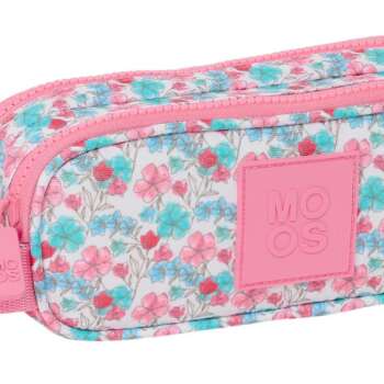 PORTATODO SAFTA DOBLE MOOS FLORES