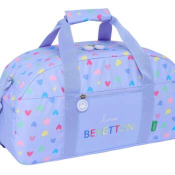 BOLSA DEPORTE SAFTA BENETTON LILA