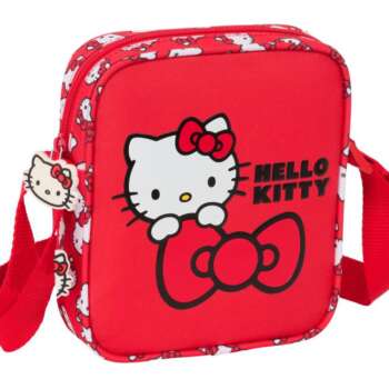 BOLSITO BANDOLERA SAFTA HELLO KITTY