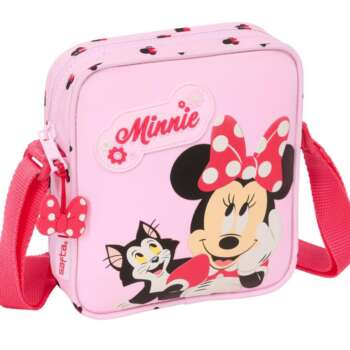 BOLSITO BANDOLERA SAFTA MINNIE MOUSE