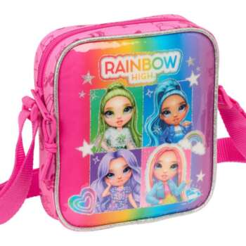BOLSITO BANDOLERA SAFTA RAINBOW HIGH