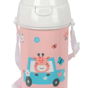 BOTELLA SAFTA PREESCOLAR JIRAFA 500ML