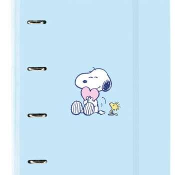 CARPETA SAFTA C/REC 35MM SNOOPY LOVE