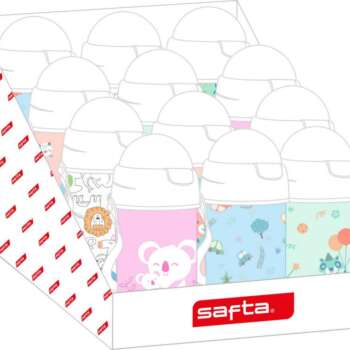 EXPOSITOR SAFTA BOTELLAS INFANTIL