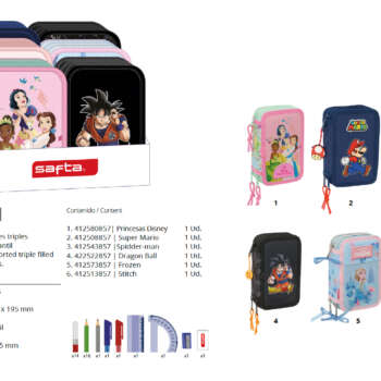 EXPOSITOR SAFTA PLUMIER 857 INFANTIL