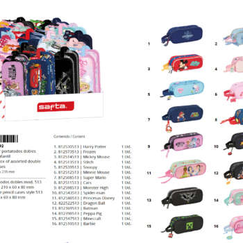 EXPOSITOR SAFTA PORTATODOS DOBLE INF