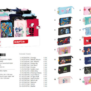 EXPOSITOR SAFTA PORTATODOS TRIPLE INF